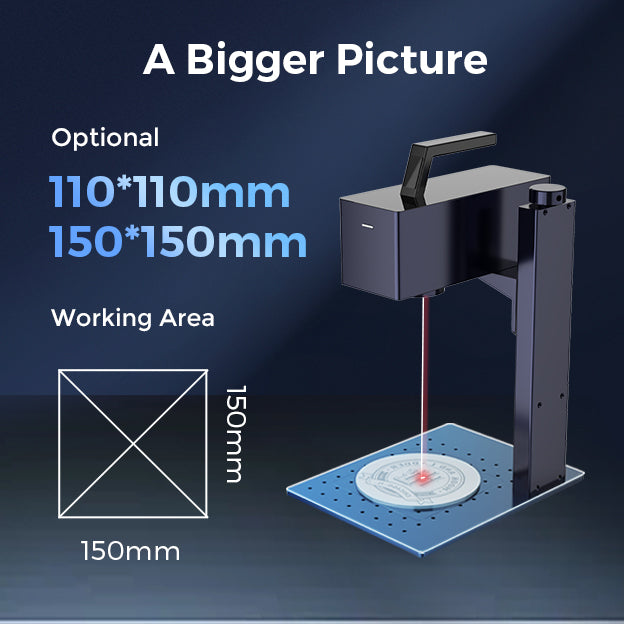 Graveur laser à fibre métallique et plastique G2 20W