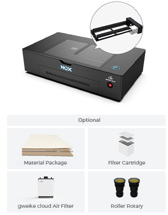 Découpeuse et graveuse laser CO2 NOX 50W