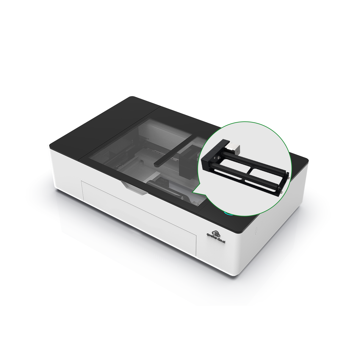 Découpeur et graveur laser CO2 gweike cloud 50 W avec rotation Pro II