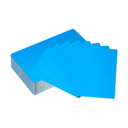 Aluminum DIY Cards 100 PCS (Multi Colors)