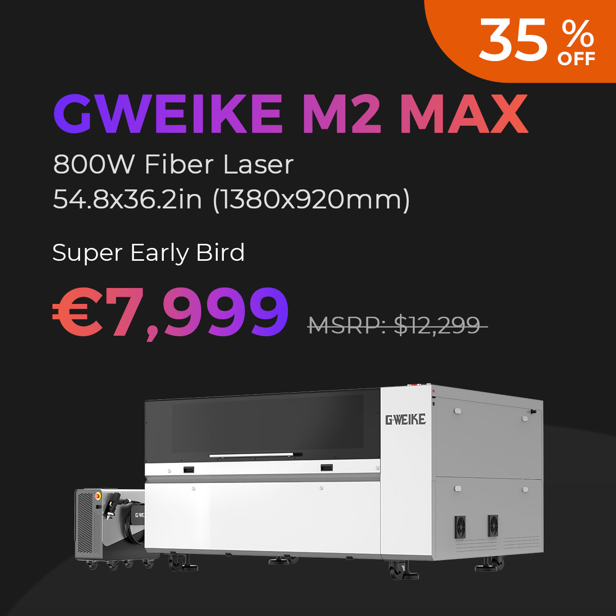 Gweike M Series Final Payment (Deposit clients only)