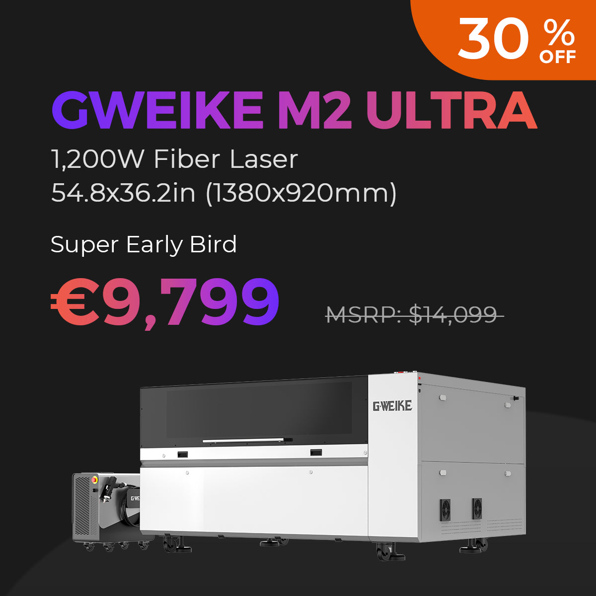 Gweike M Series Final Payment (Deposit clients only)