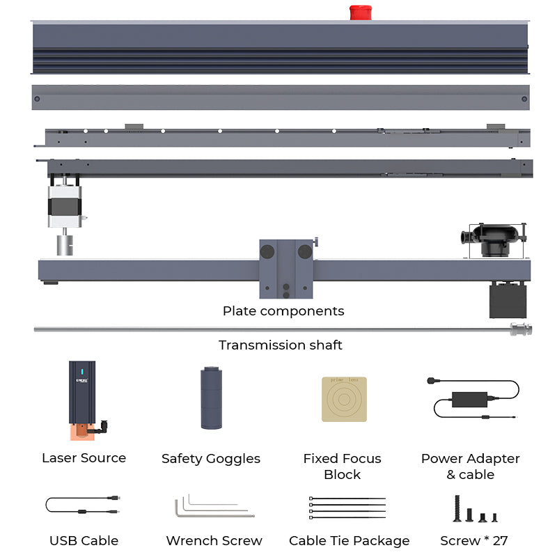 Découpeuse et graveuse laser Gweike G1 10W